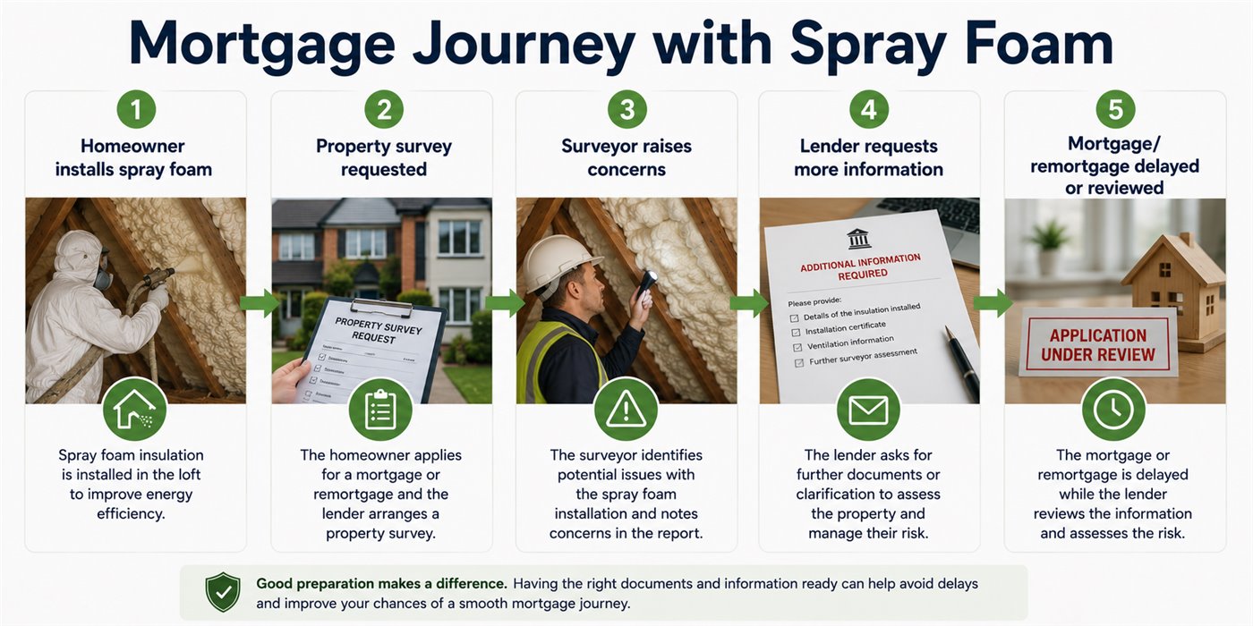 Spray foam removal and remediation cost evidence including quotes, roof repairs and reinstatement
