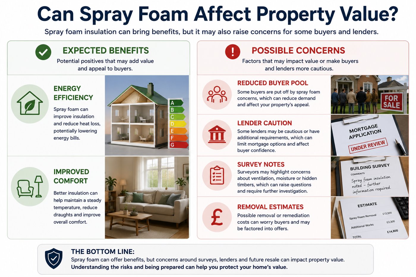 Spray foam next steps and evidence checklist for mortgage refusal or property sale problems