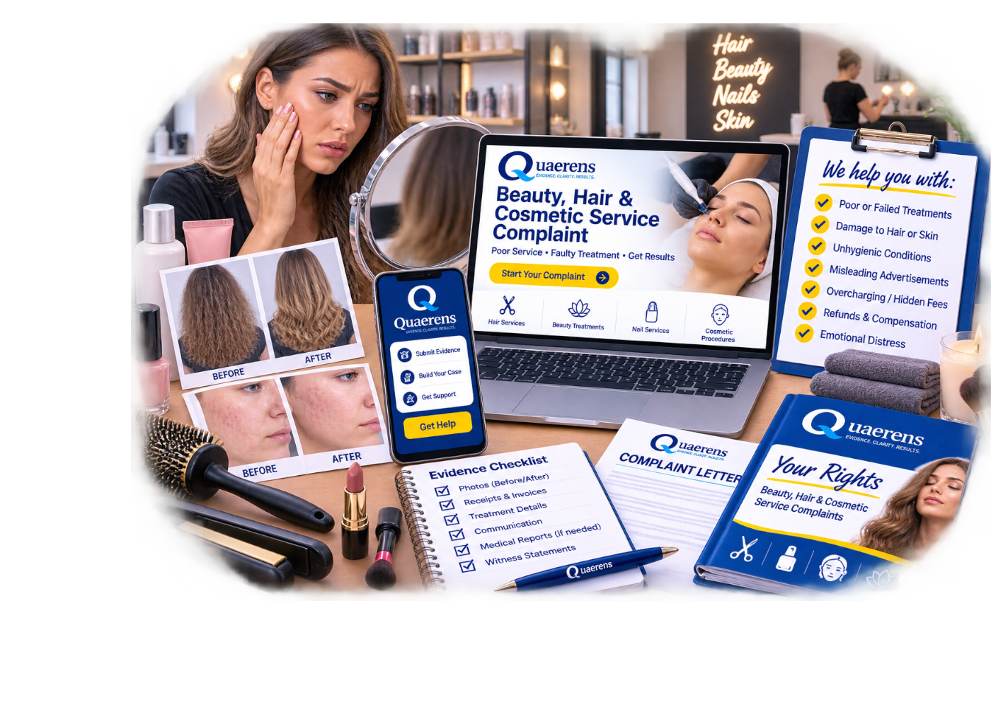 Beauty, Hair & Cosmetic Service Complaint Pack