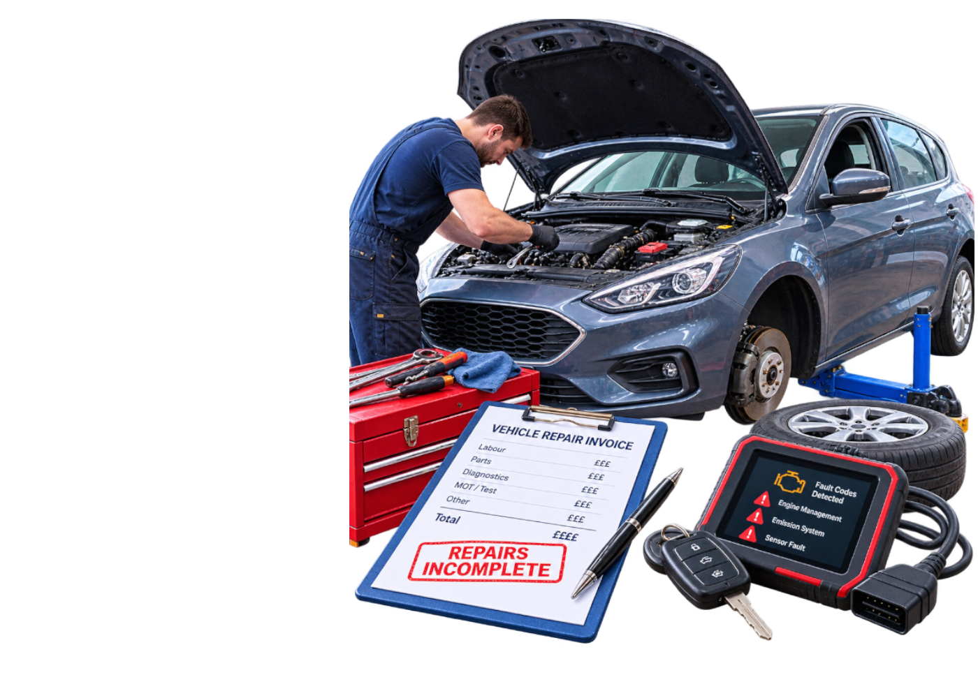 Garage / Vehicle Repair Complaint Pack