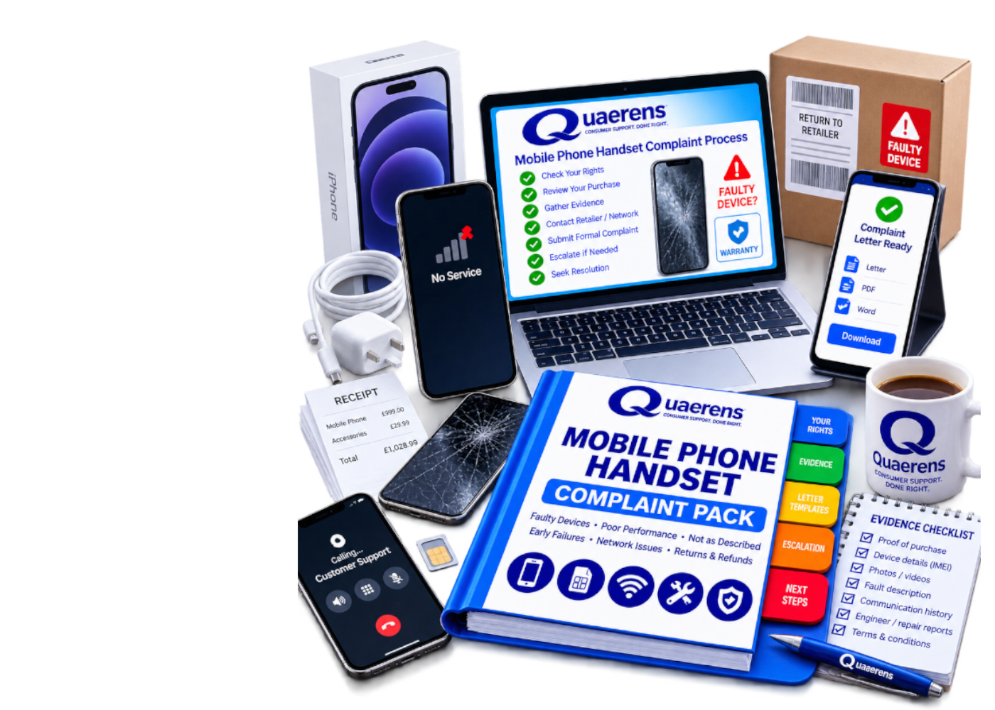 Mobile Phone Handset Complaint Pack