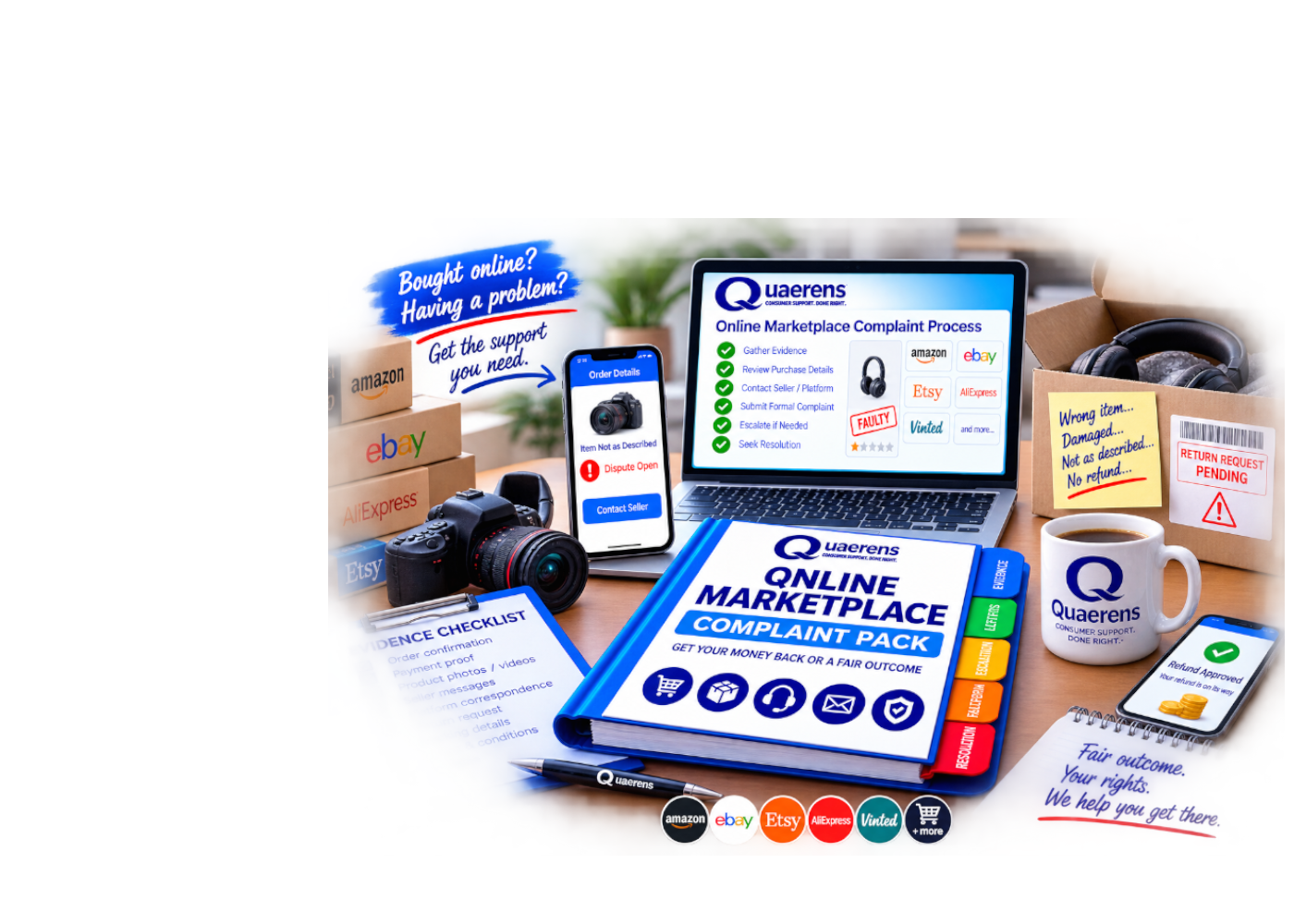 Online Marketplace Complaint Pack