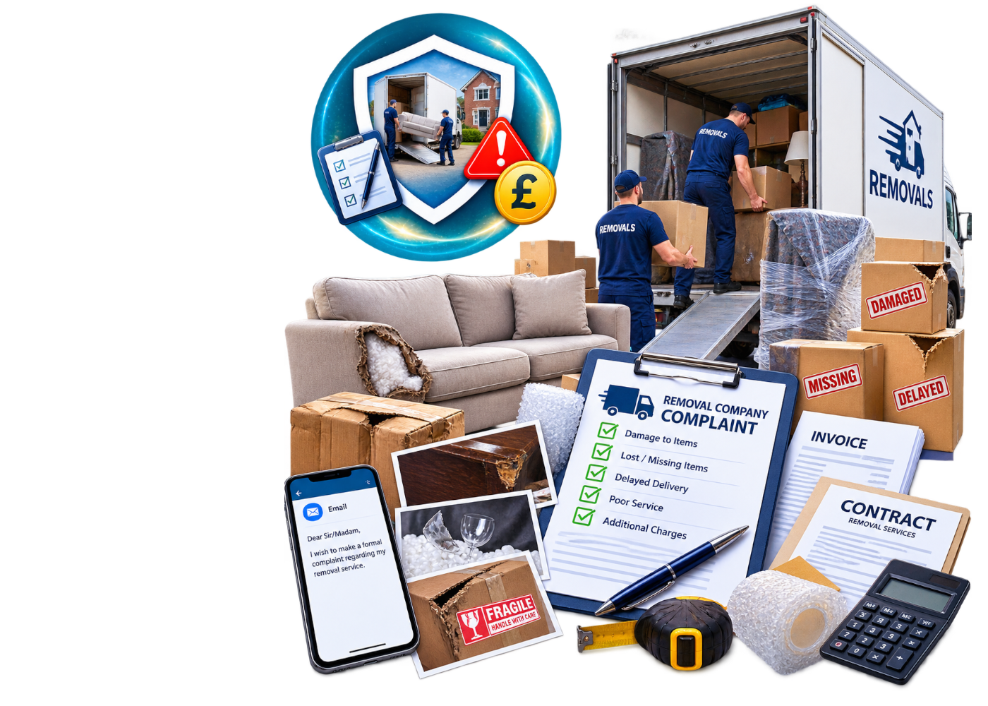 Moving / Removal Company Complaint Pack