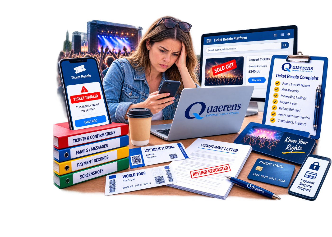 Ticket Resale Platform Complaint Pack