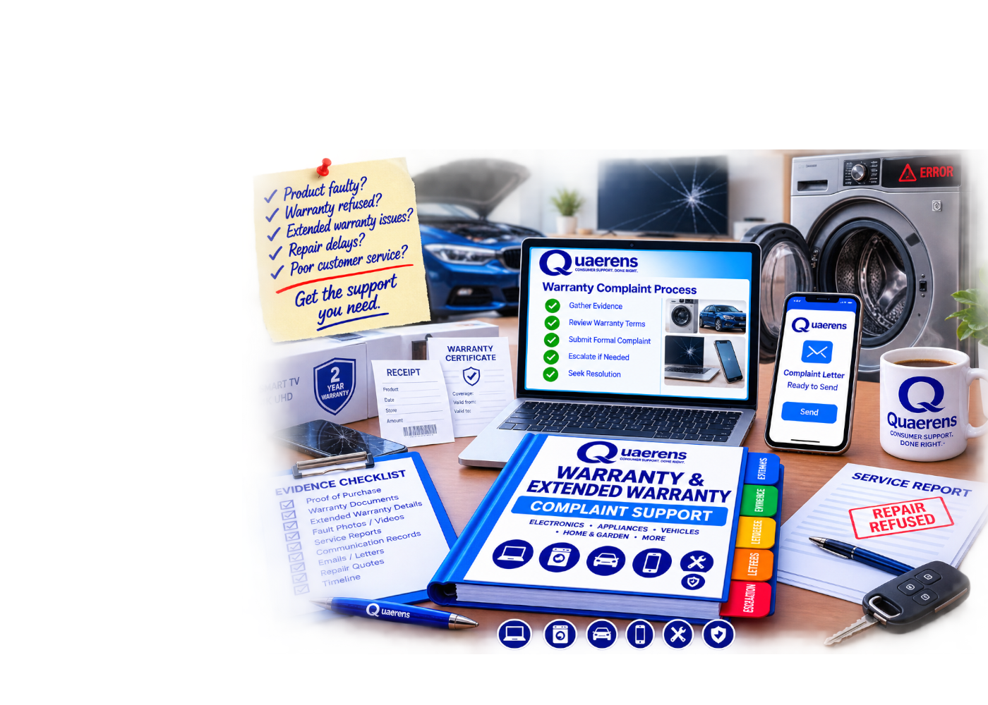 Warranty & Extended Warranty Complaint Pack
