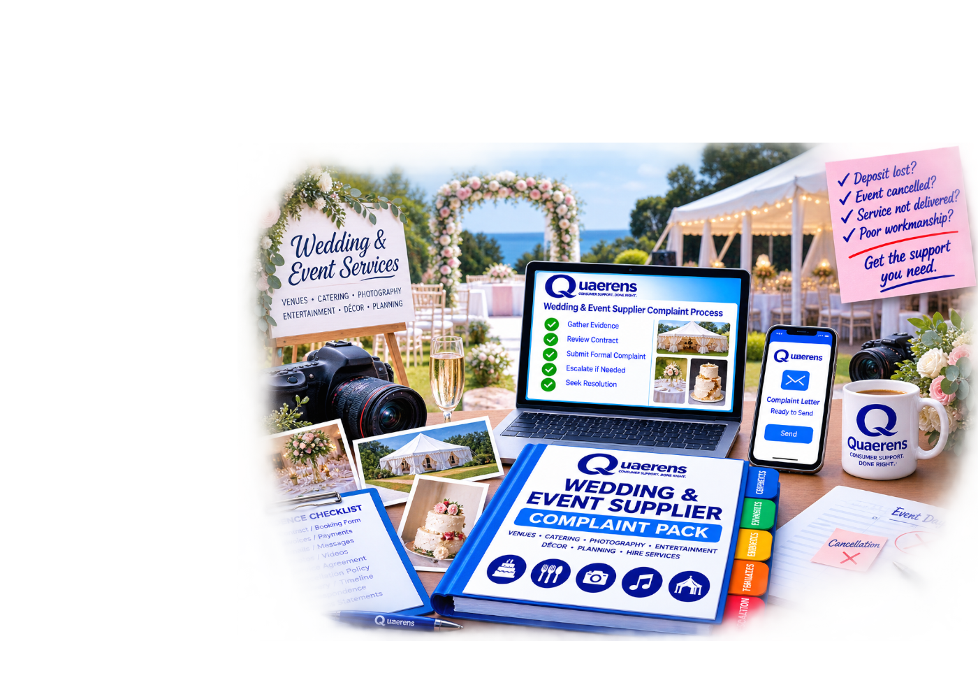 Wedding & Event Supplier Complaint Pack