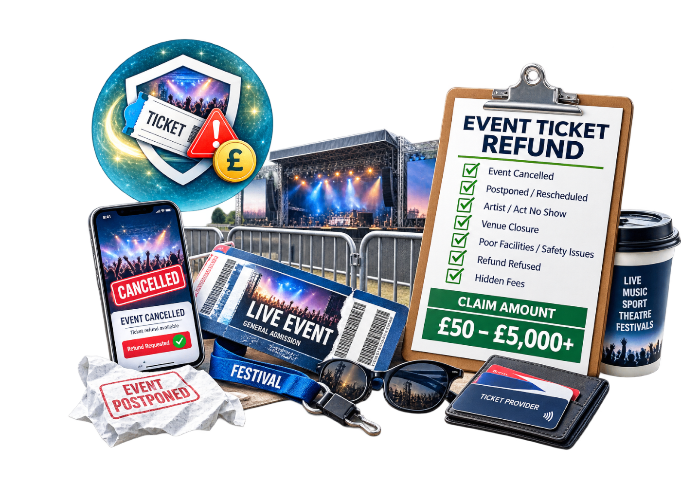 Event Ticket Refund Complaint Pack