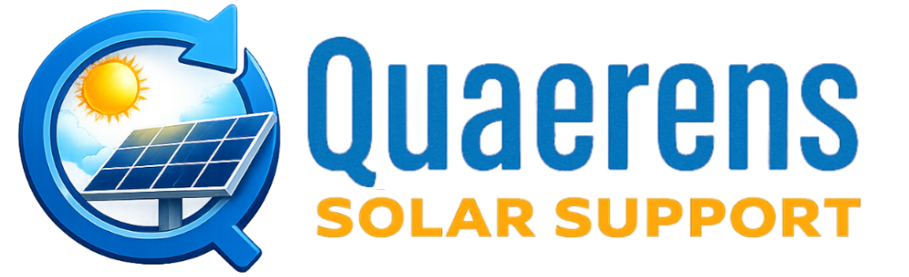 Quaerens solar panel support logo