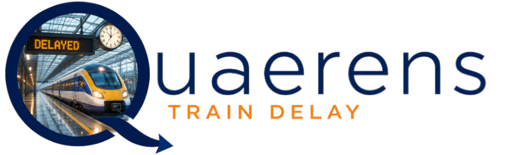Quaerens train delay compensation letter support logo