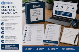 New build developer complaint escalation review