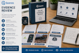 Solar panel contract and evidence review
